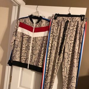 Brand new 2-piece track suit